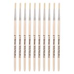 Кисть щетина школьная круглая №3,10 шт