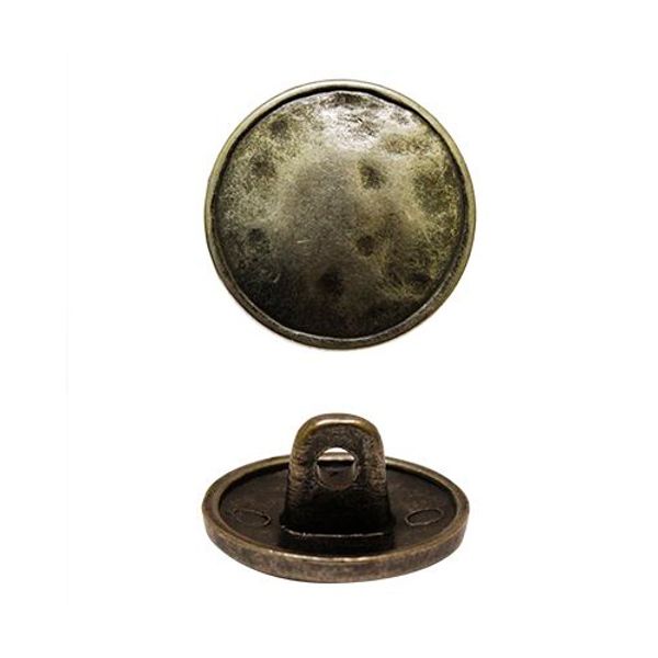 Пуговицы на ножке 15 мм, мет.т. сер, 24 шт