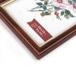 Рамка для картины (фото) пластик с оргстеклом 10х15 см, коричневый, Gamma ПРК-18