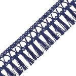 Бахрома отделочная 50.0 мм / 25 метров, 919 темно-синий, 0390-0040, T-04
