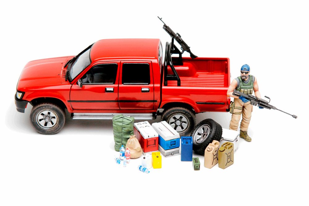 Модель сборная: автомобиль, Pick up w/EQUIPMENT 1/35, Meng VS-002