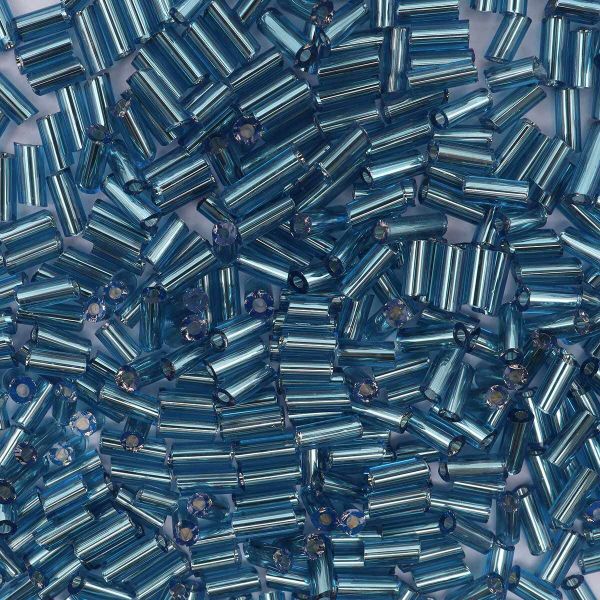 Стеклярус Astra&Craft 5 мм, 200 г (10х20 г), цв. 33 св.бирюзовый