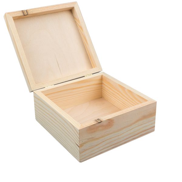 Заготовка деревянная Шкатулка, сосна, 16х16х8 см, ВД-366 Mr.Carving