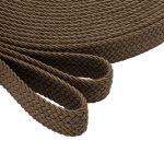 Стропа (ременная лента) 34 мм / 22.86 метра, [49.32 г/пог.м], плетеная эластичная, 09 т.бежевый, 3Al296