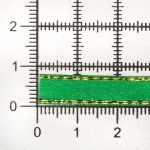 Лента атласная 1-сторонняя 6.0 мм / 22.86±1 метров, с золотой нитью, 19 зеленый, Globus