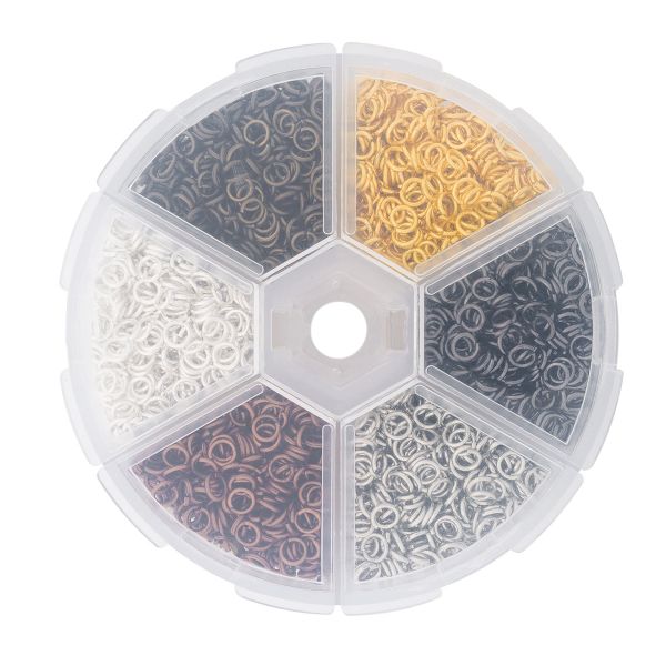 Набор соединительных колец, 6 цветов, Astra&Craft, NIT024