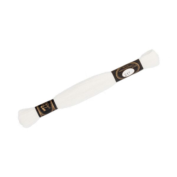 Мулине Радуга, цв.217 белый, Россия, 8 мотков по 15 метров