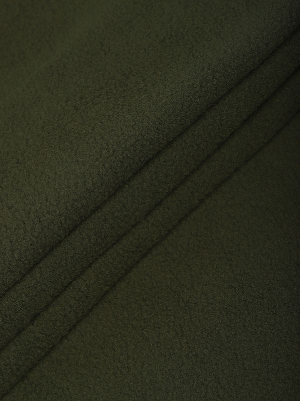 Флис 2-сторонний 190 г/м², 150 см / 2 метра, TBY-0059-078.2, цв.S078 олива