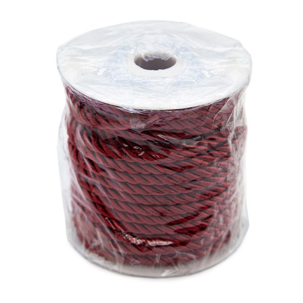 Шнур витой ⌀5.0 мм / 18.29 метров, 53 т-красный