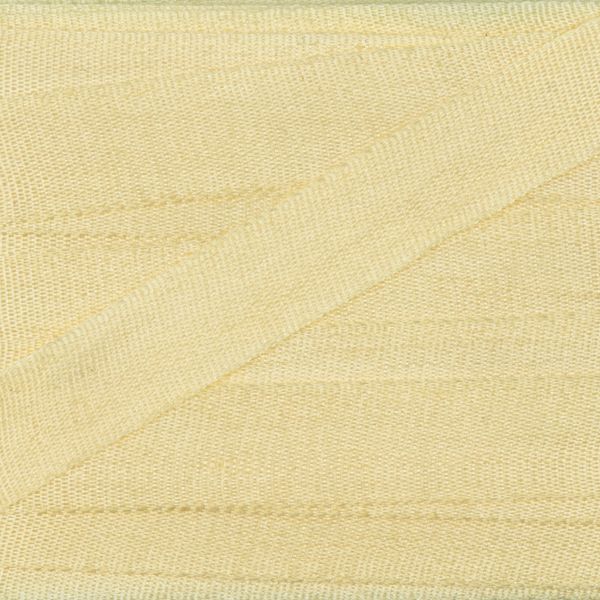 Лента (тесьма) шелковая 7.0 мм / 45.5±0.5 метров, №007 св. желтый, Gamma SR-7