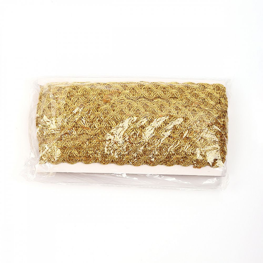 Тесьма отделочная 23 мм / 13.71 метров, TBY 904 цв.золото