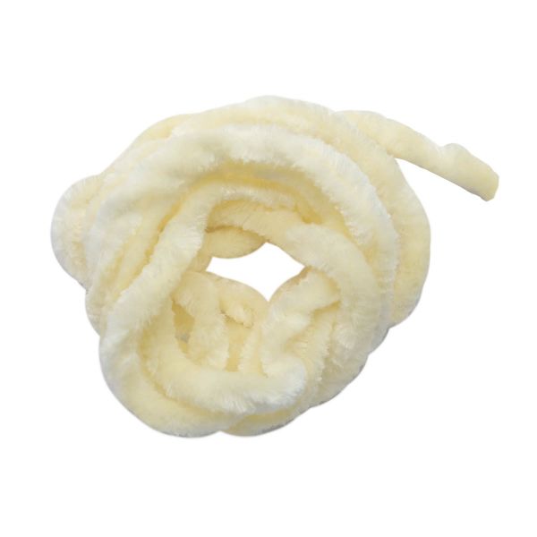 Синель для брошей 0.5 мм / 1 метр, микро п/э, Астра, ванильный