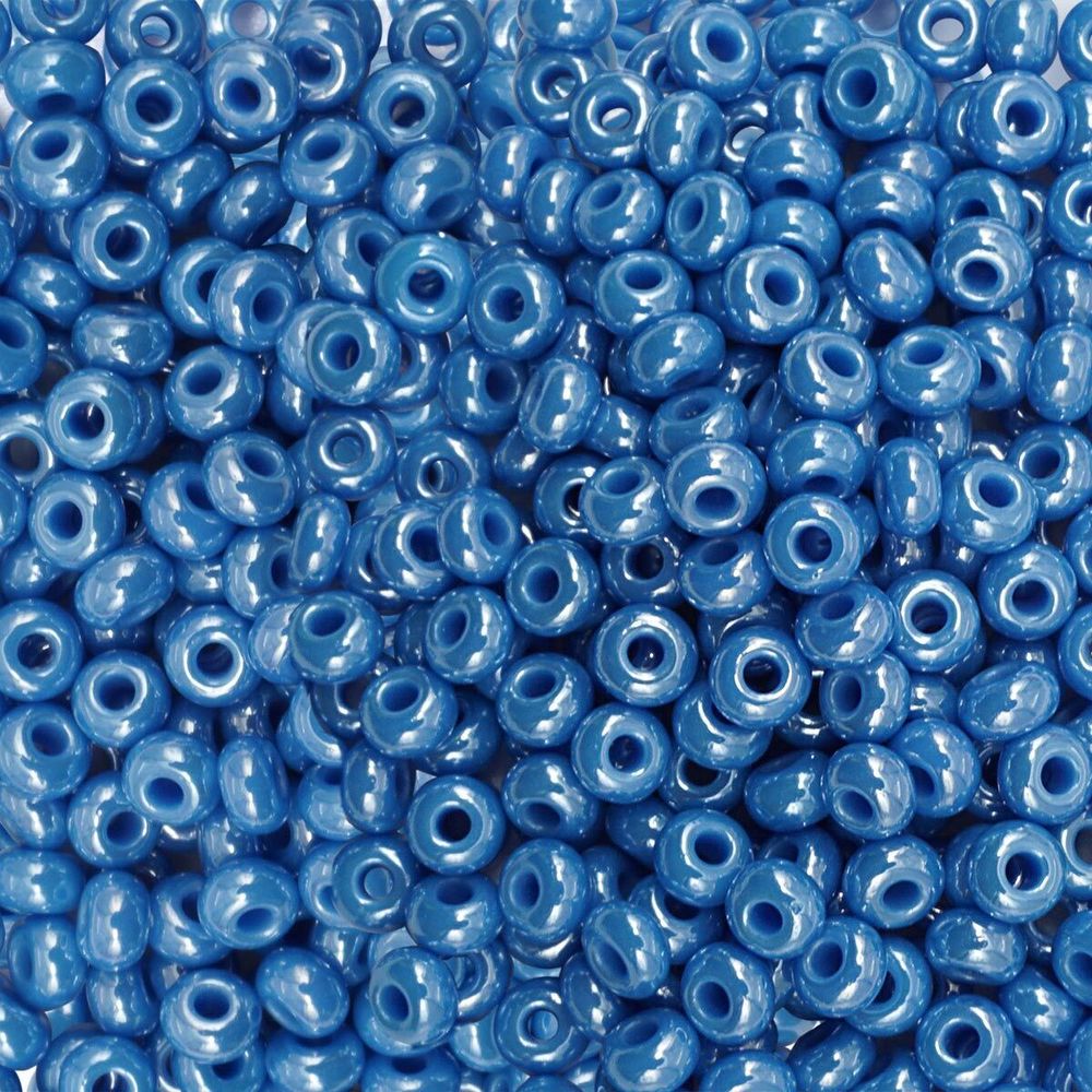 Бисер Preciosa непрозрачный радужный 10/0 (2.3 мм), 1х50г, цв. 64080