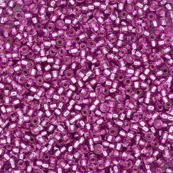 Бисер Preciosa прозрачный с серебр. центром 10/0 (2.3 мм), круг.отв., 500гр, 331-19001-10/0-08225