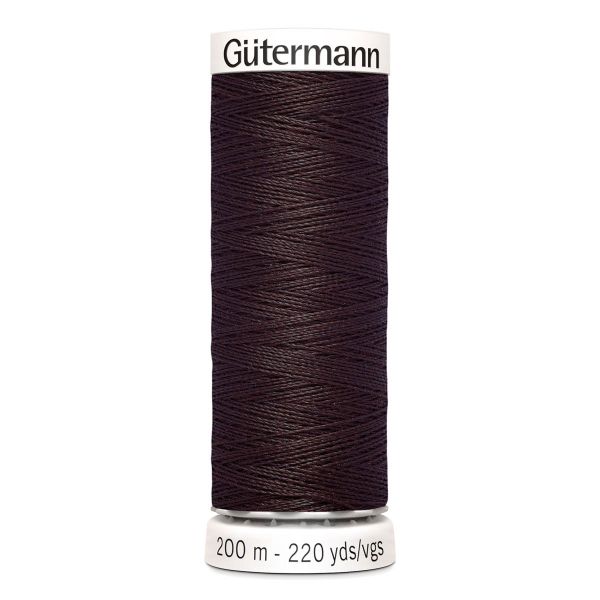 Нитки универсальные Gutermann Sew-all 100 (200 метров) | 023 горький шоколад