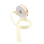 Лента атласная 2-сторонняя 25.0 мм / 22.86±1 метров, C1008 молочный, 6102-0013, Globus