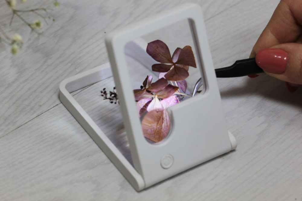 Лупа карманная с подсветкой FR-13, увеличение Х3, Х10, Ferstel