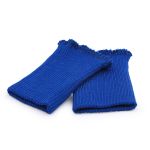 Манжеты трикотажные 6.5х9.5 см, 1 пара, тонкие, 001 василек (синий)