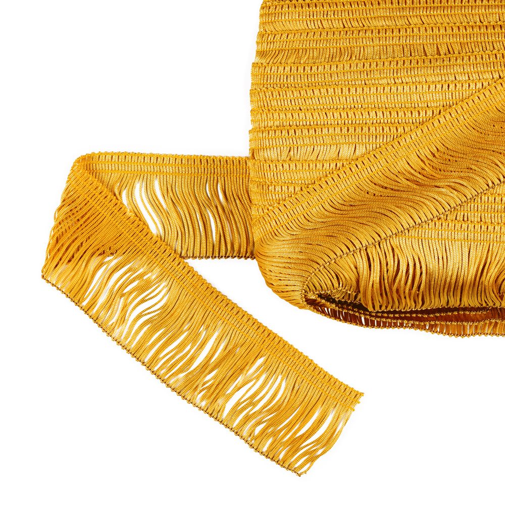 Бахрома отделочная 35.0 мм / 25 метров, 112 золотистый, Gamma 110