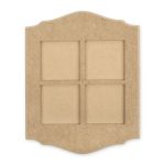 Заготовка из МДФ Поднос для 4-х плиток, OLIV-6 Love2art