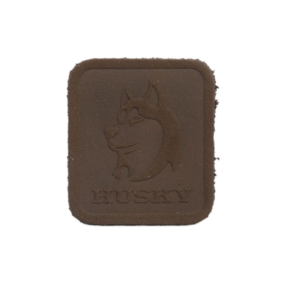 Термоаппликация из замши Husky 3,4х3,89см, 100% кожа, 42 темно-коричневый, 5 шт