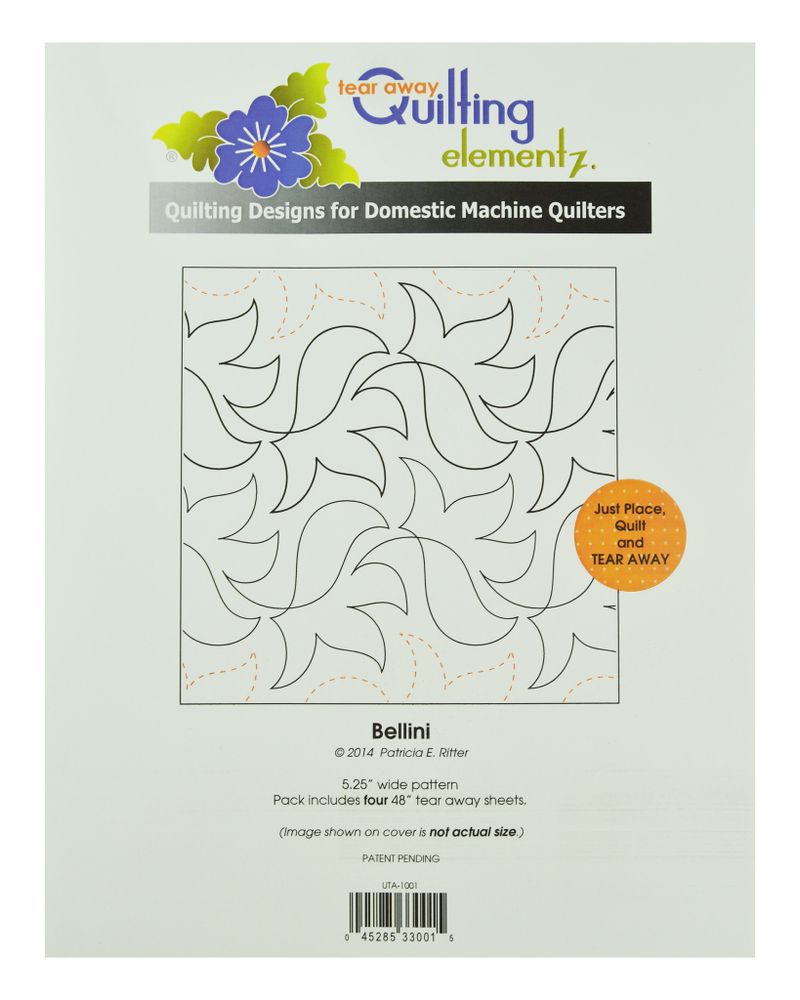 Трафарет Bellini Tear Away UTA-1001, 1 шт, UTA-1001