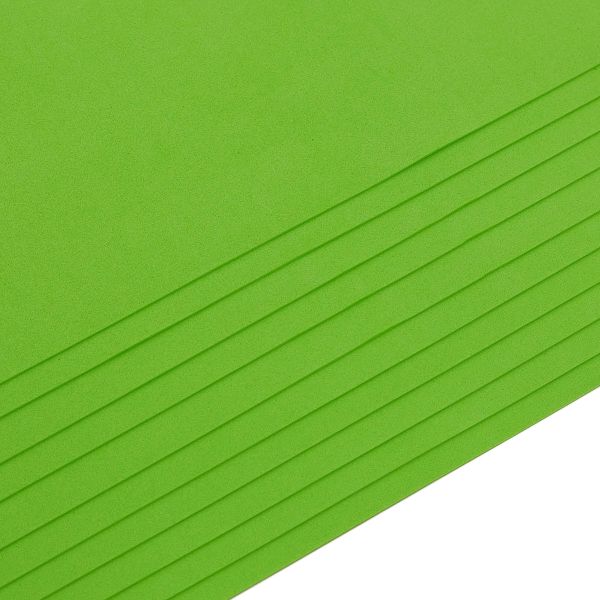 Фоамиран EVA-1010, 10 шт, 20х30 см, 1 мм., Astra&Craft (ZK-021 салатовый)