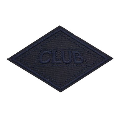 Термоаппликация ромб 95х60мм (Blue2 (синий2)), 2 шт, LA553