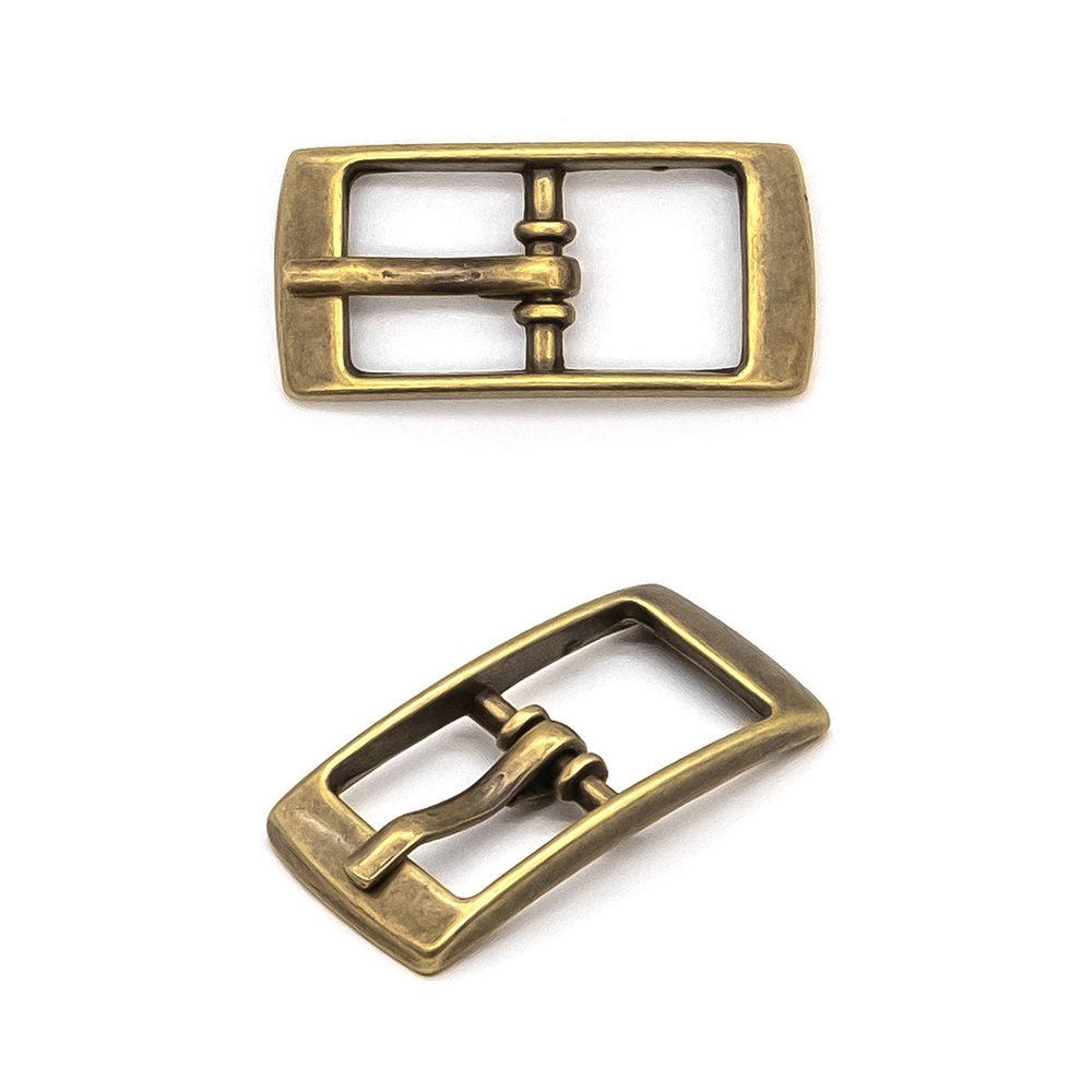 Пряжка ременная металл 10 мм (внешн. 12х26 мм), латунь, 20 шт, BIG