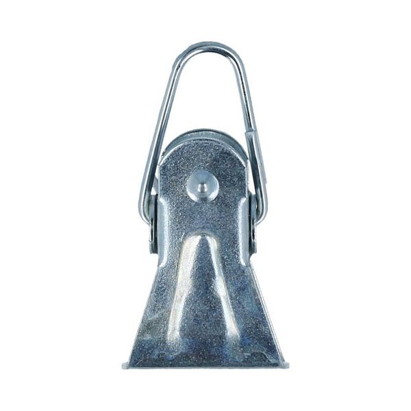 Зажим для штор 20 мм (зажим 25 мм), с петлей металл, 100 шт, никель, Gamma С-2