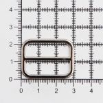 Рамка регулировочная металл литая 25 мм /30х23 мм, ⌀2.5 мм/, никель, 4 шт