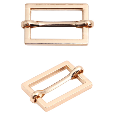 Рамка регулировочная металл литая с подвижной планкой 20 мм /25х17 мм, ⌀2.5 мм/, золото цв.02, 4 шт