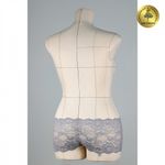 Кружево эластичное (стрейч) L838 180мм цв.17 серый, 25м, Kruzhevo