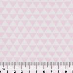 Ткань для пэчворка Peppy Бабушкин сундучок, рулон 112 см / 5 метров, БС-45 треугольники розовый, Peppy