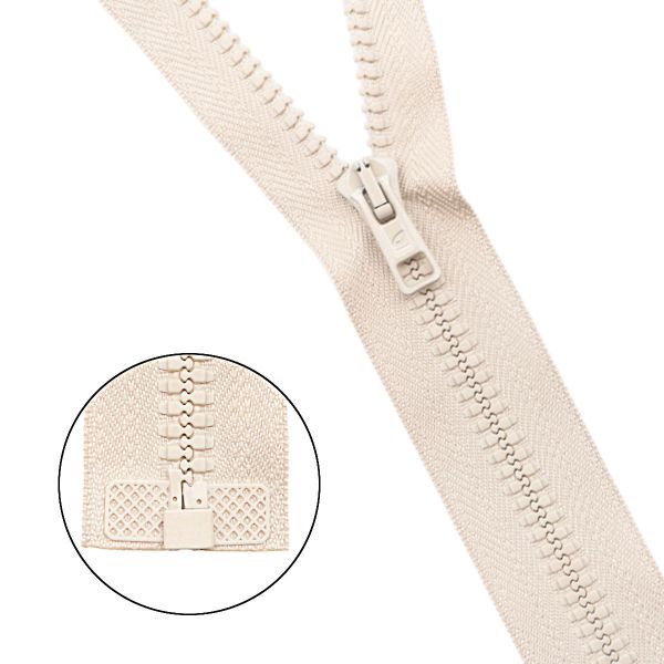 Молния трактор Arta Т6 (6 мм) 1 зам., разъем., 45 см, цв. 105 св.бежевый, уп.5 шт