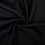 Ткань подкладочная (таффета) с рисунком 96 г/м², 100х145 см, 100 черный (мелкий рубчик), Gamma JTR