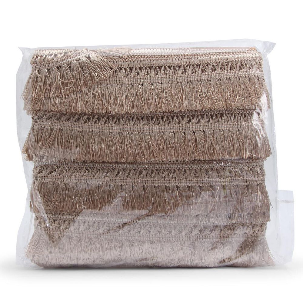 Бахрома отделочная 50.0 мм / 25 метров, кисти, а863 бежевый