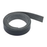 Полоса-ремень 110х2 см ± 1 мм 100% кожа, серый