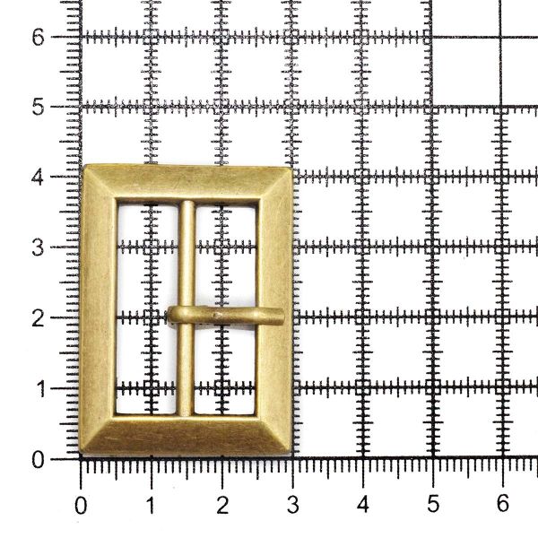 Пряжка ременная металл 30 мм. латунь, 10 шт, BIG