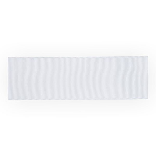 Лента репсовая (в рубчик) 38.0 мм / 45.5 метра, 001 белый, Gamma GR-38