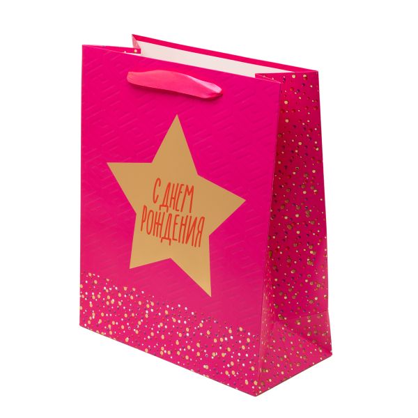 Пакет подарочный 210 г/м², 26х32х12 см, 12 шт, 01, Stilerra ABYM