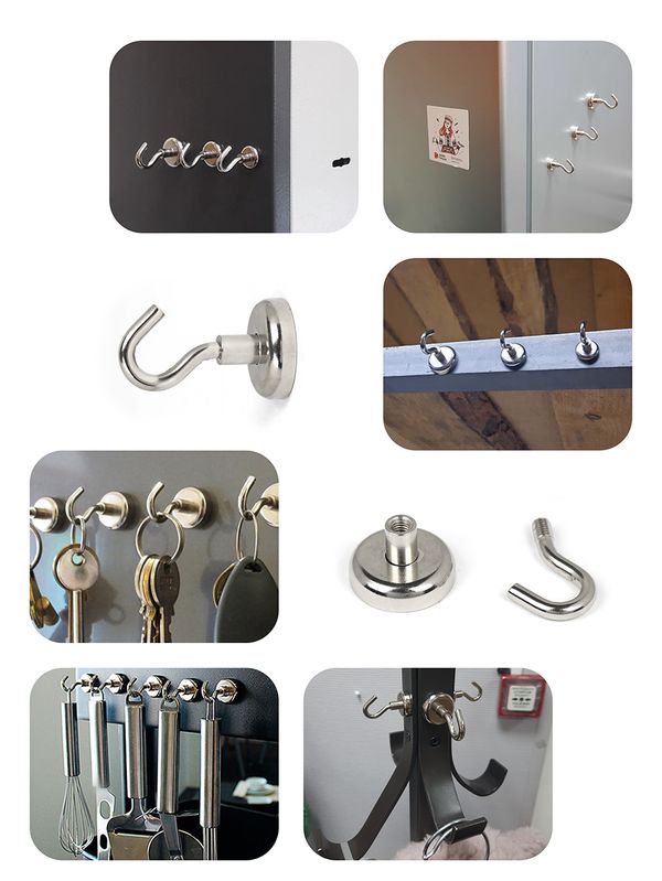 Крючок на неодимовом магните E25, 2 шт