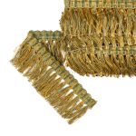 Бахрома отделочная 80.0 мм / 25 метров, 071 золото/салатовый, Gamma 2025