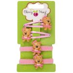 Набор аксессуаров для волос 20 шт (5х4 шт), №01 медвежата, Cherry Mary S6208