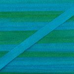 Лента (тесьма) шелковая 4.0 мм / 9.1±0.5 метров, M110 бирюзовый/зеленый, Gamma SRM-4