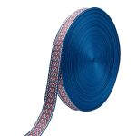 Стропа (ременная лента) 38 мм / 45.72 метра, [35.87 г/пог.м], с принтом, T0404 синий/белый/красный, 3Al362