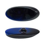 Пуговицы на ножке 72L (46мм), пластик, 3.01-416-46 черно-синий, 20 шт