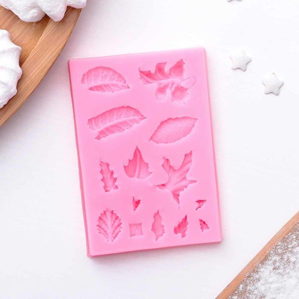 Молд 10х6х1 см, Гербарий, розовый