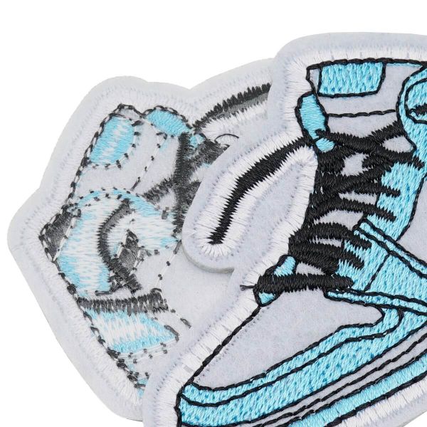 Термоаппликация КРОСЫ 80х60мм (Sea (морской)), 2 шт, LA581