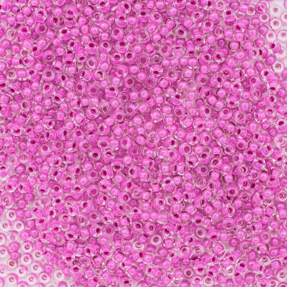 Бисер Preciosa прозрачный, цветной центр 10/0 (2.3 мм), 100 г (5х20 г), цв. 38325